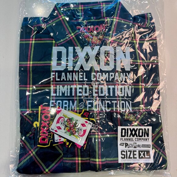 Dixxon Flannel Company The Punk Rock Museum Collab Shirt, Men's XLARGE, BNIB - Picture 5 of 5